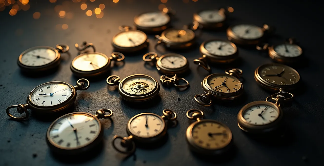 Représentation conceptuelle d'un algorithme d'optimisation temporelle avec des flux de données