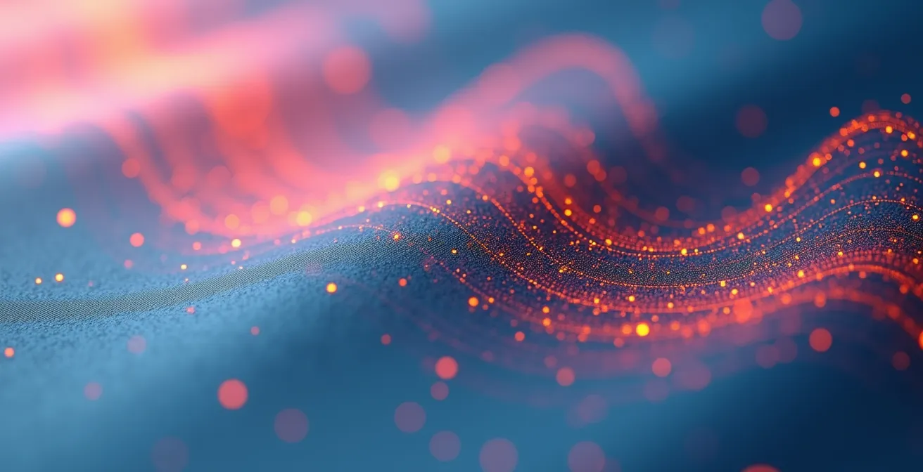 Carte de chaleur visuelle montrant le parcours de l'œil sur un email optimisé