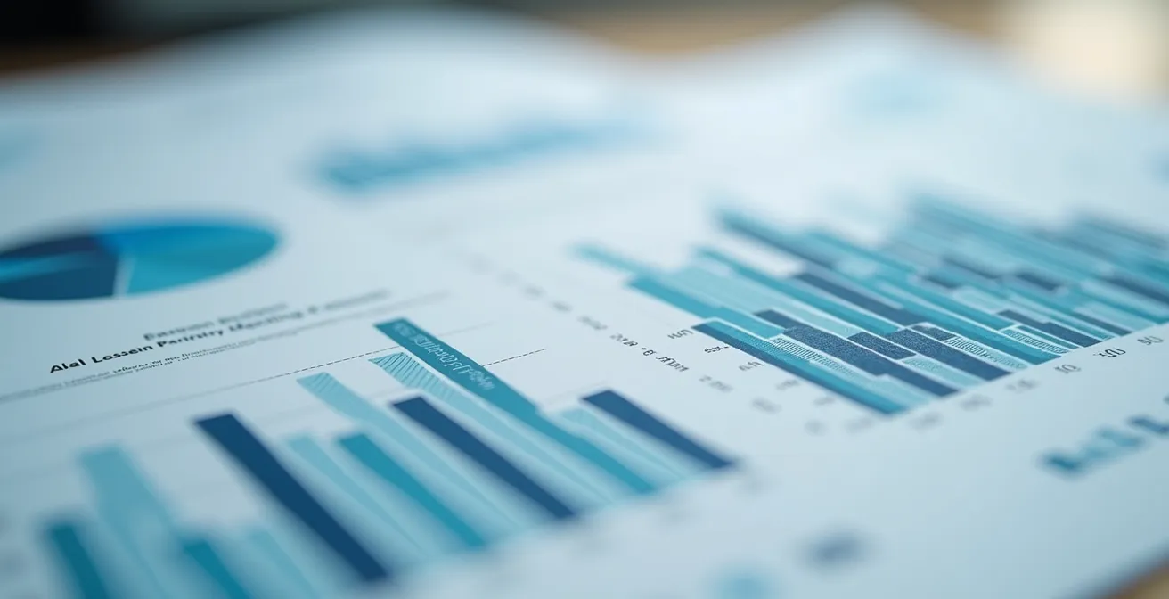 Analyse de données et métriques d'e-réputation sur écran abstrait
