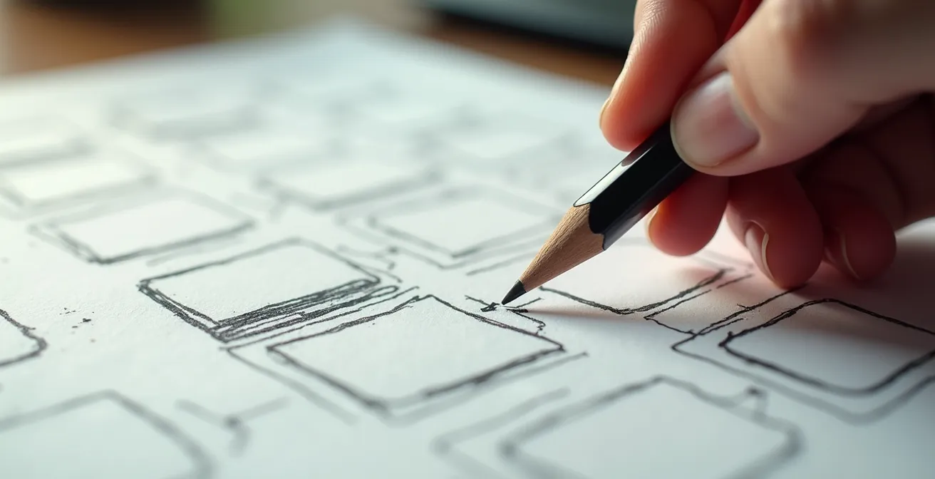 Maquette d'email responsive affichée sur différents appareils dans un environnement de travail