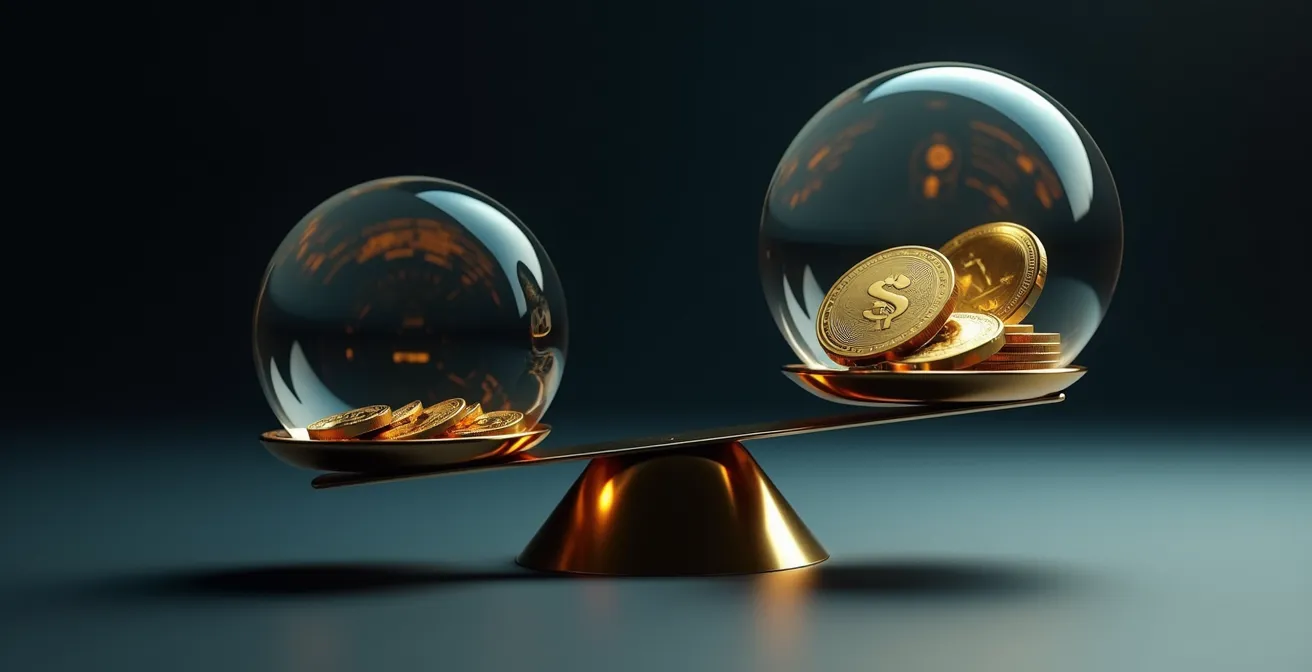 Matrice visuelle comparant l'engagement et la rentabilité des campagnes email