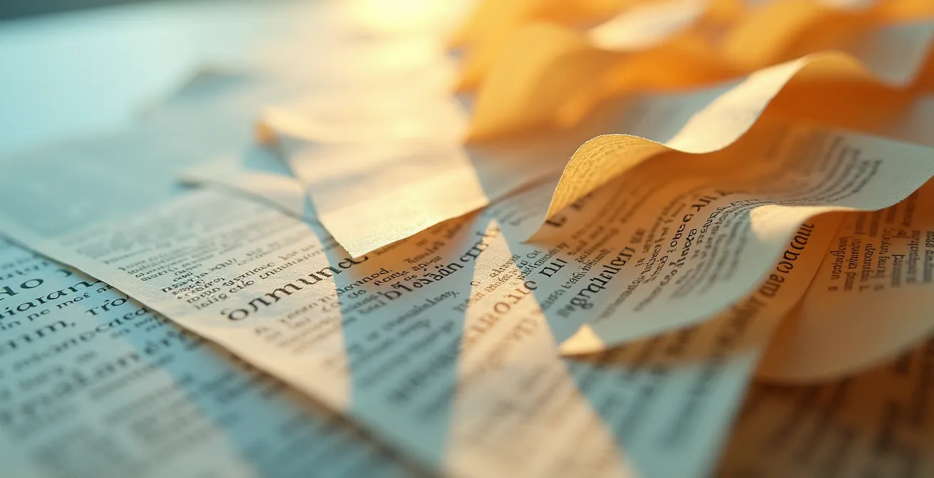 Vue macro d'une surface texturée évoquant la saturation mentale avec des motifs répétitifs abstraits