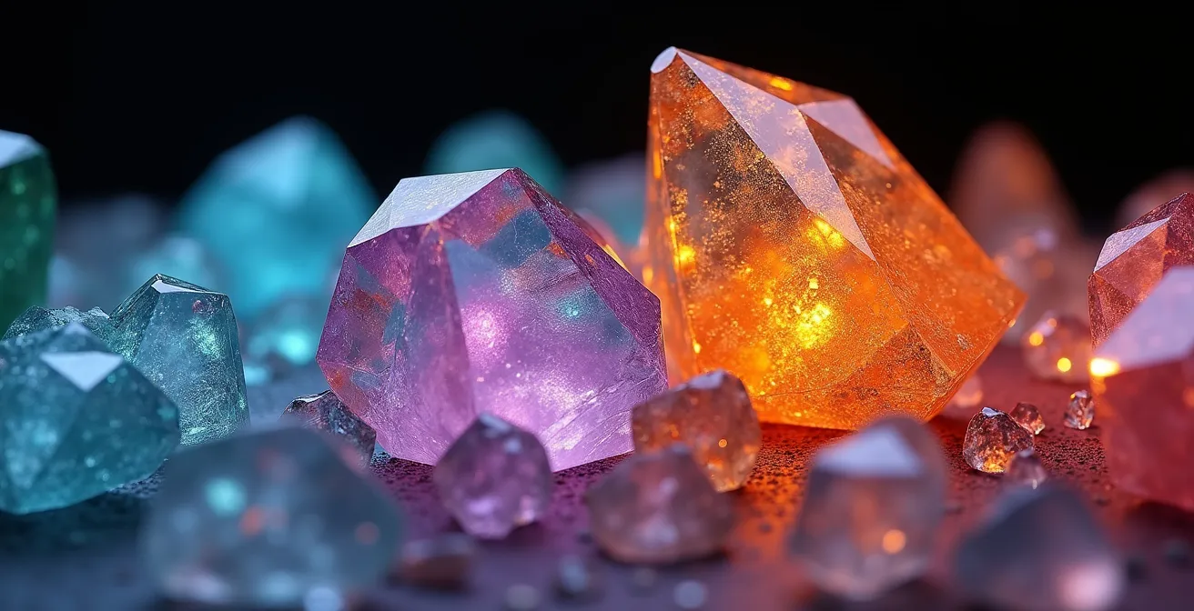 Visualisation abstraite de la segmentation de contacts avec des groupes colorés interconnectés